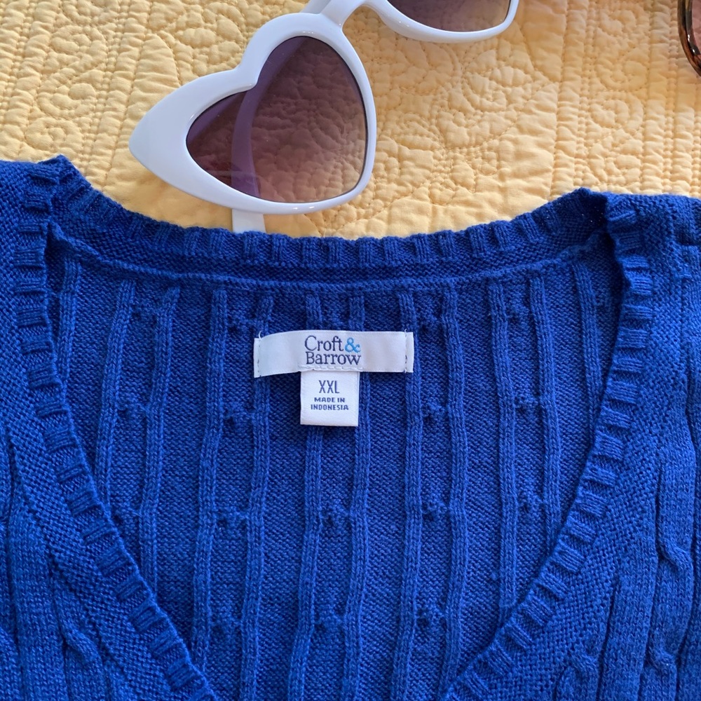 Croft & Barrow, cable knit sweater, XXL